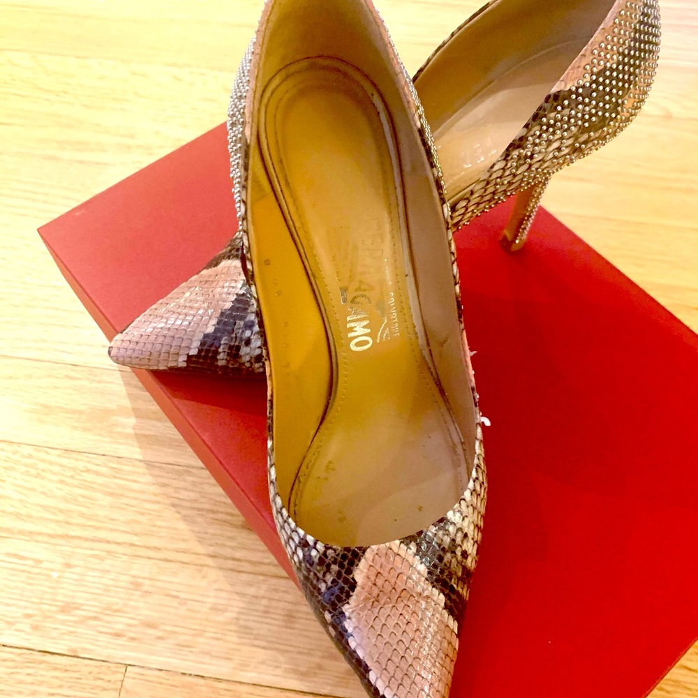 Salvatore Ferragamo shoes.